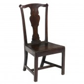 AN ENGLISH CHIPPENDALE MAHOGAN