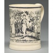 An English creamware mug, c178