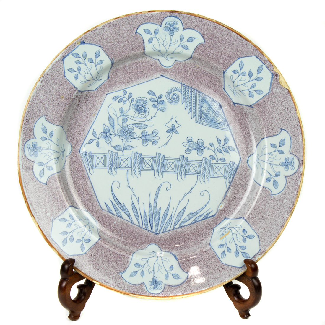 AN ENGLISH DELFT CHINOISERIE