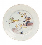 An English Delftware plate, pr