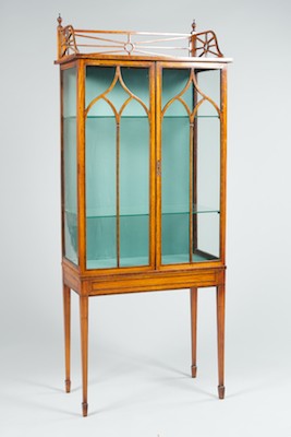 An English Display Cabinet Druce