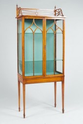 An English Display Cabinet Dru