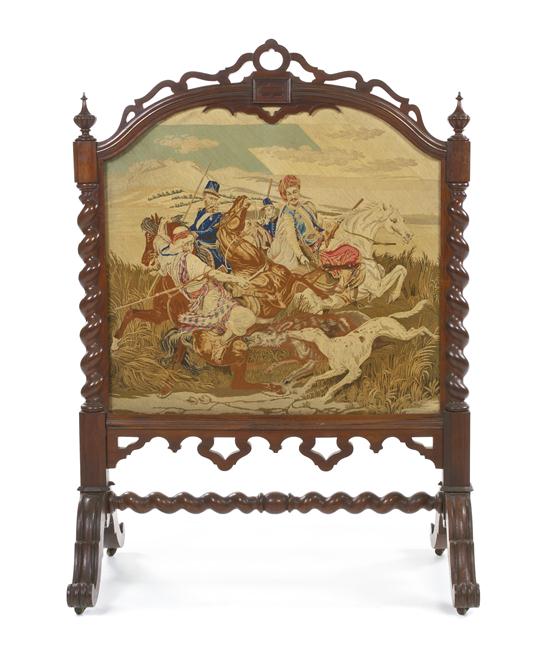 An English Firescreen having a