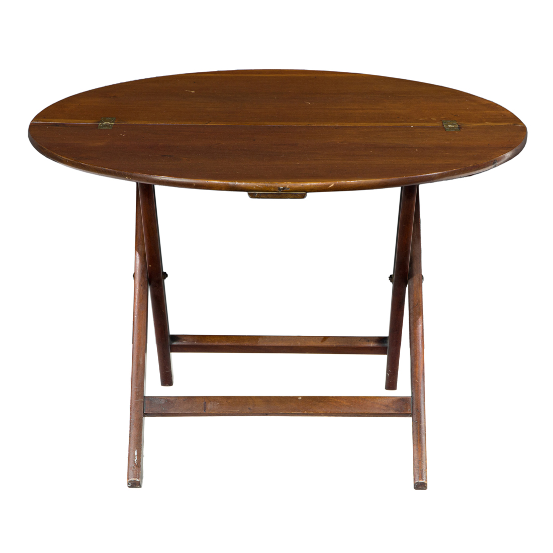 AN ENGLISH FOLDING CAMPAIGN TABLE
