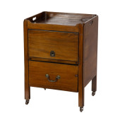 AN ENGLISH GEORGE III BEDSIDE