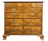 AN ENGLISH GEORGIAN INLAID CHE