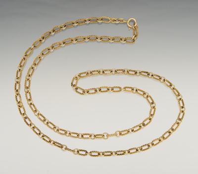 An English Gold Chain 9kt yellow