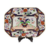 AN ENGLISH IRONSTONE PLATTER I