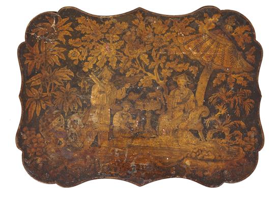 An English Lacquered Trivet of