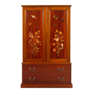 An English Mahogany and Marquetry