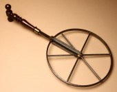 An English mahogany brass and