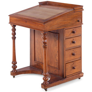 An English Mahogany Davenport