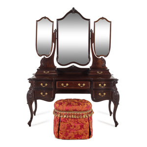 An English Mahogany Dressing
