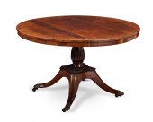 AN ENGLISH MAHOGANY FLIP-TOP B