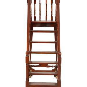 An English Mahogany Library