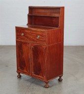AN ENGLISH MAHOGANY SECRETARY