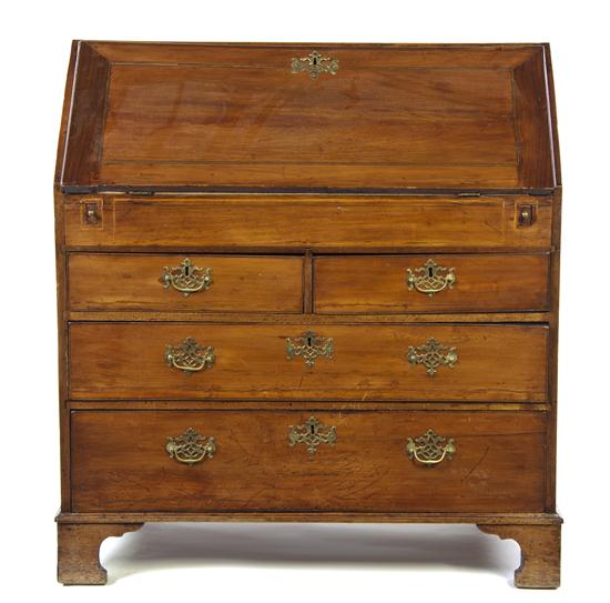 An English Mahogany Slant Front