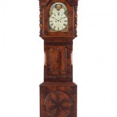 An English Mahogany Tall Case