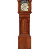 An English Mahogany Tall Case