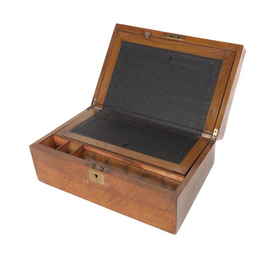 An English Mahogany Writing Box
