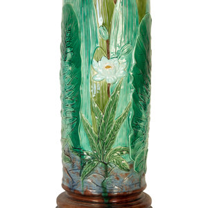 An English Majolica Umbrella