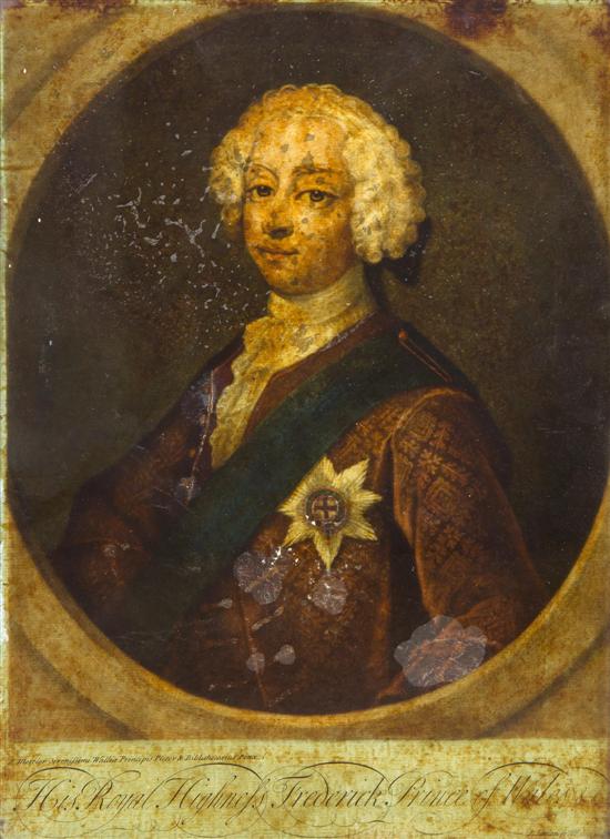 An English Mezzotint on Glass