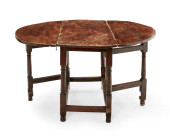 AN ENGLISH MIXED WOOD GATELEG