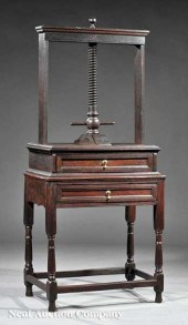 An English Oak Bookpress on St