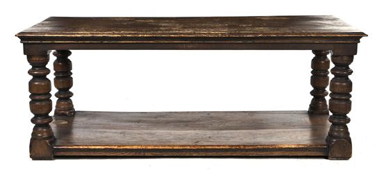 *An English Oak Low Table having