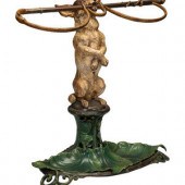 An English Painted Cast Iron F