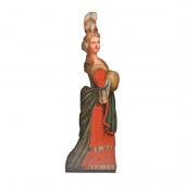 An English painted dummy board