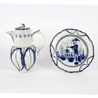 An English pearlware baluster