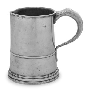 An English Pewter Tankard Circa