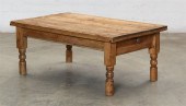 AN ENGLISH PINE LOW TABLEAn En
