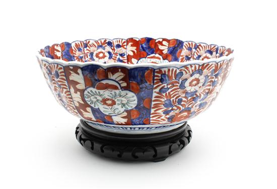 An English Porcelain Center Bowl of