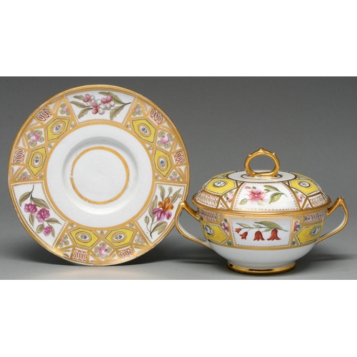An English porcelain Church Gresley
