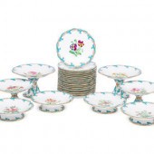 An English Porcelain Dessert S