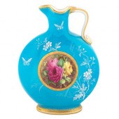AN ENGLISH PORCELAIN EWER, MIN