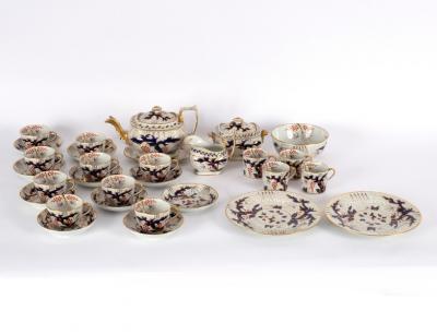 An English porcelain part tea and