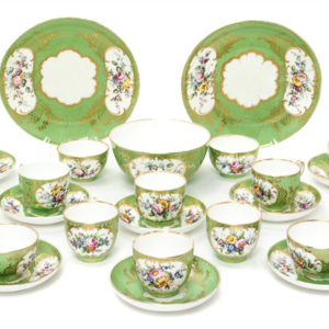 An English Porcelain Tea Service