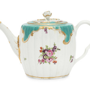 An English Porcelain Teapot Late