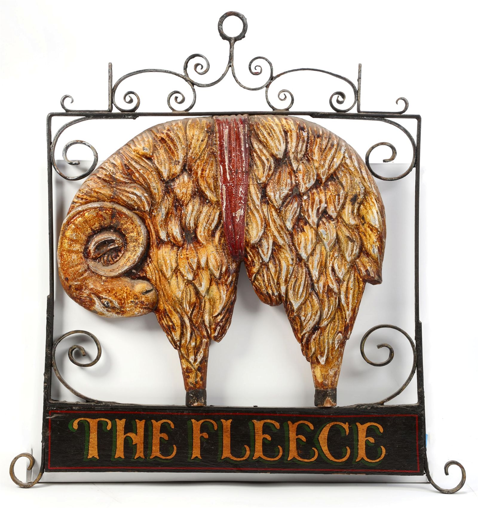 AN ENGLISH PUB SIGN: THE FLEECEAn