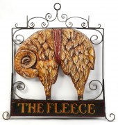 AN ENGLISH PUB SIGN: THE FLEEC