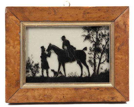 An English Reverse Painted