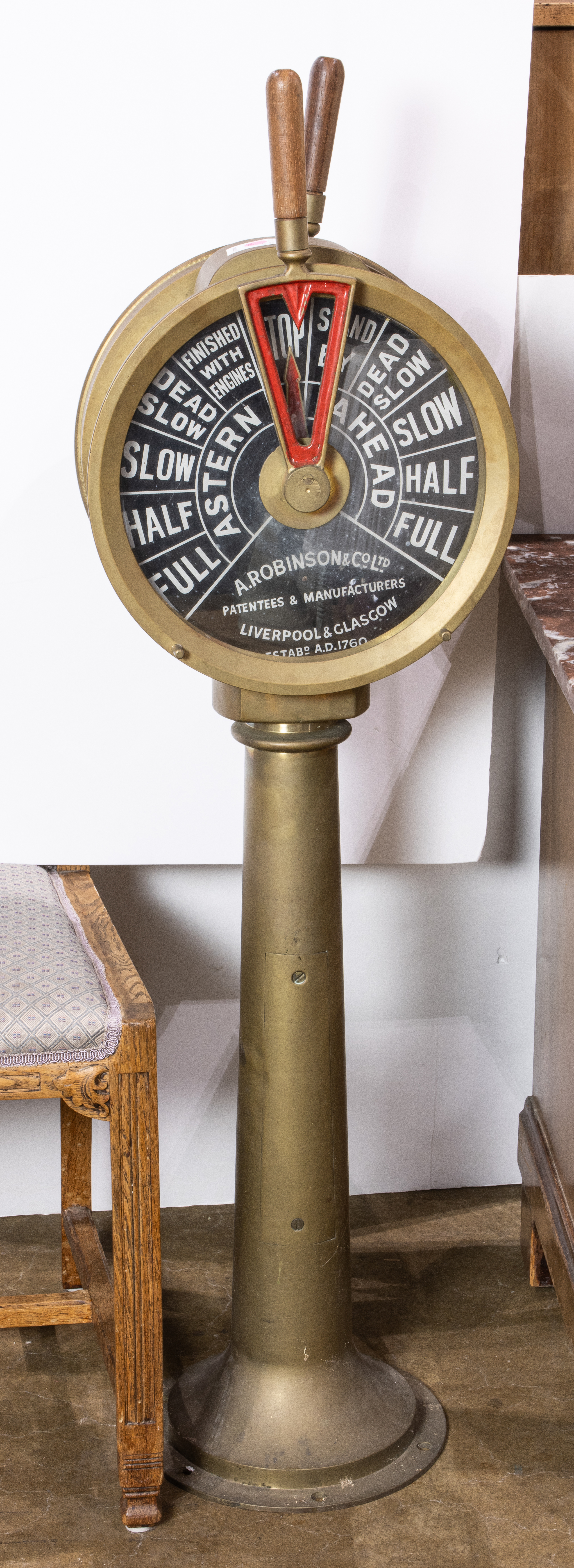 AN ENGLISH ROBINSON'S BRASS