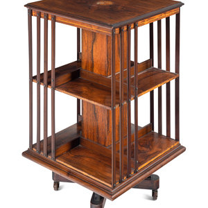 An English Rosewood Revolving