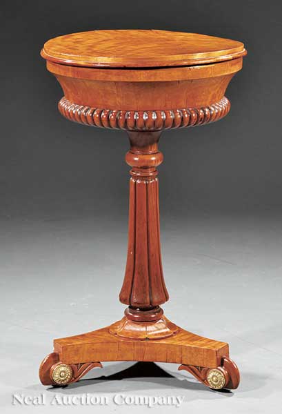 An English Satinwood Teapoy