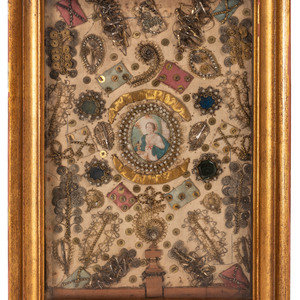 An English Silk, Metallic Thread