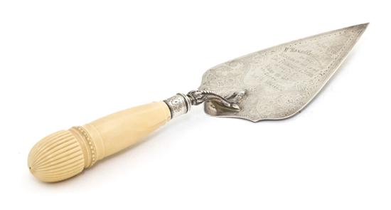 An English Silver and Ivory
