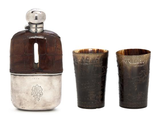 An English Silver and Leather